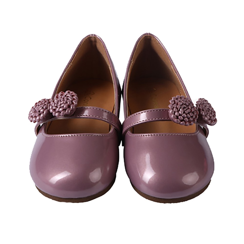 Girls Classic Mary Jane Ballerina Pink Flat